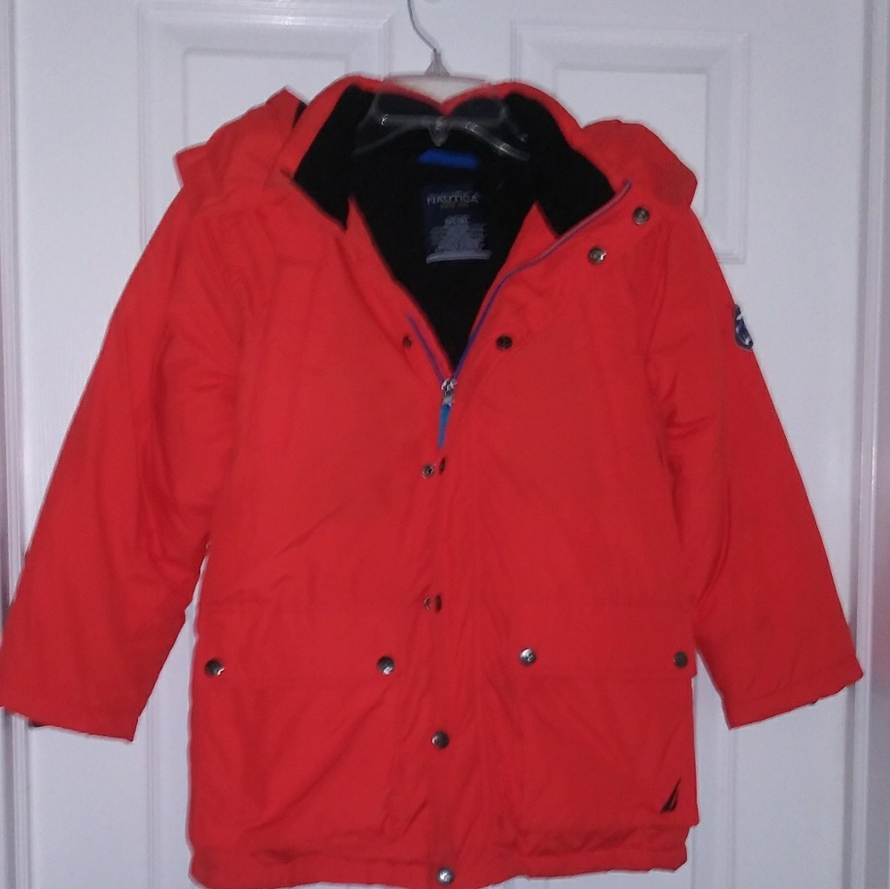 💜Boys super heavy winter coat w/ zipper & buttons